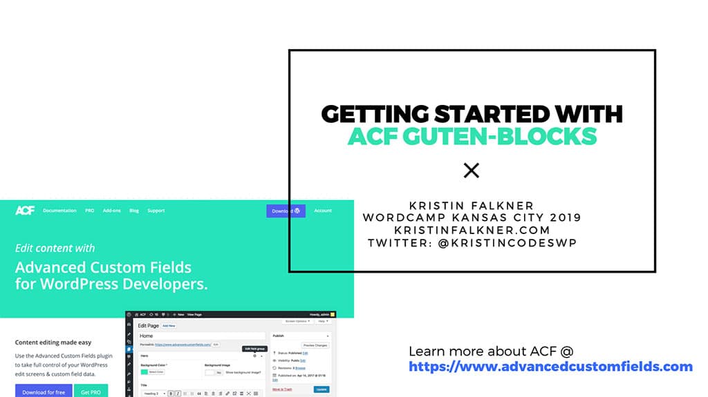 Download PDF for GETTING STARTED WITH ACF GUTEN-BLOCKS